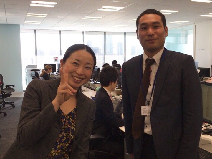 以前、大阪勤務だったときに、一緒に働いていた方ことがある先輩がエンワールド・ジャパンに入社されたんです。