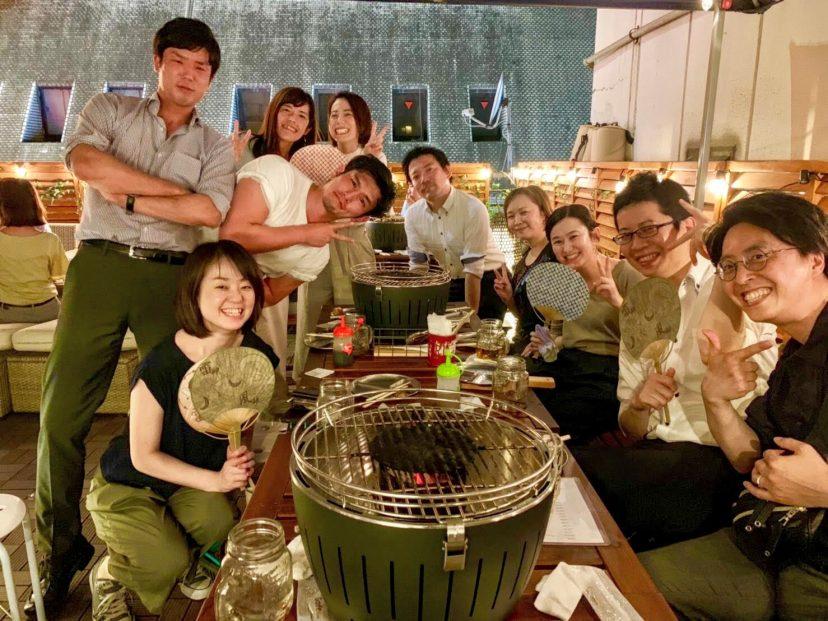 新宿のど真ん中で、暑気払いのBBQをしてきました!