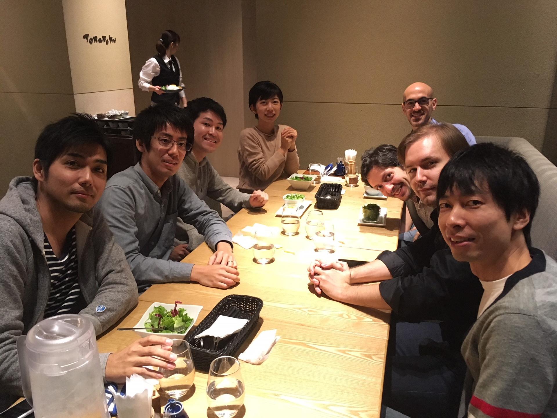 エンゲージの企画・開発に関わる社員が集合!多国籍ランチ会をしてきたよ!