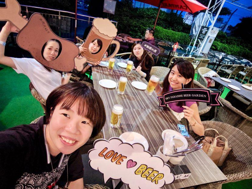 夏が来た★ビアガーデン女子会で暑さを吹き飛ばしてみたよ!