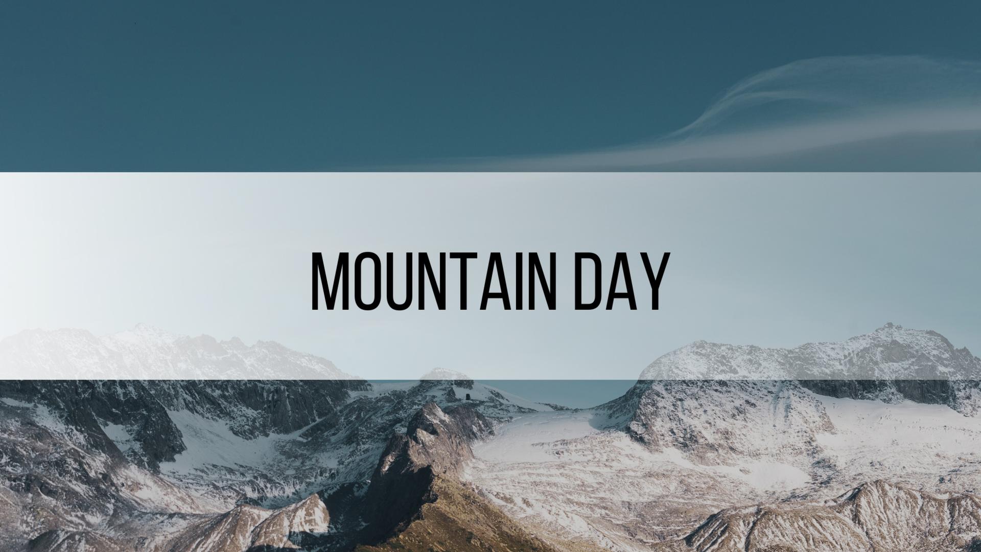 なぜ登山をするか?そこに山があるからさ。#山の日