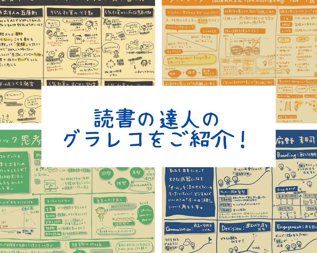 読書の達人に、読書記録「グラレコ」を見せてもらったよ!#きょうのエン
