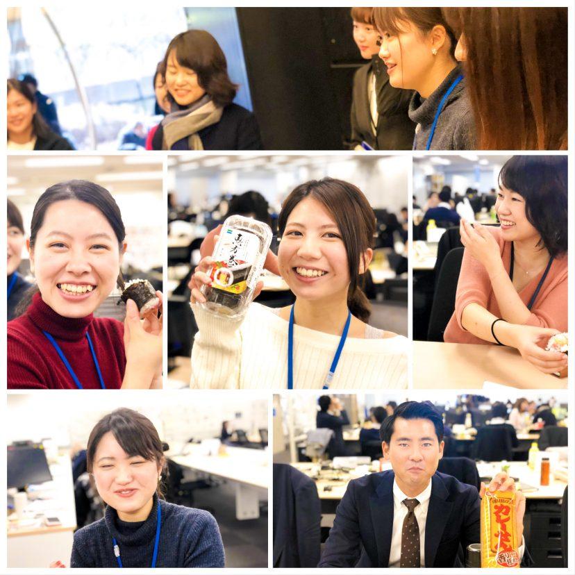 女性営業の勢いが止まらない?皆で恵方巻きを食べたよ、の巻。
