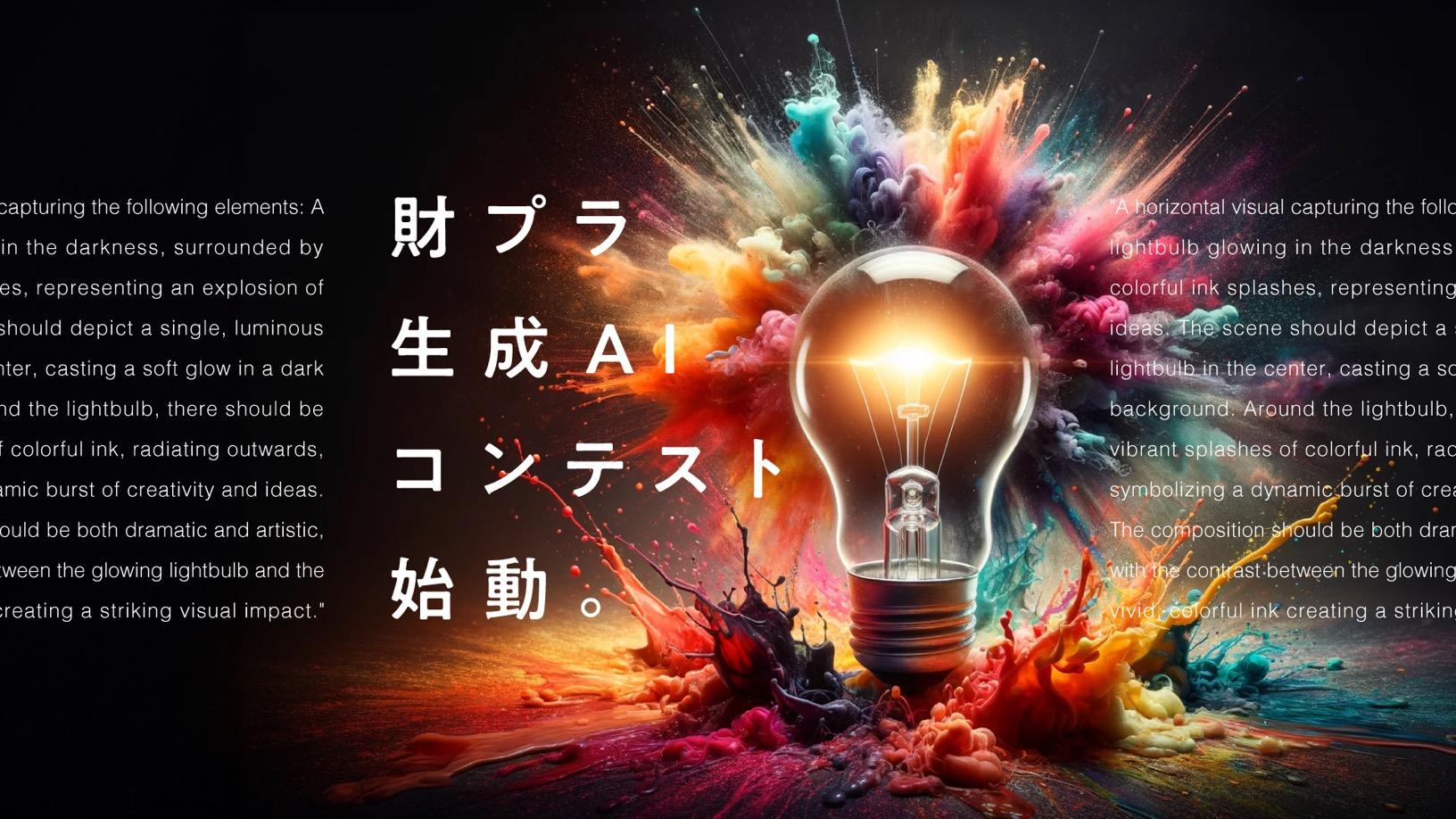 財プラ生成AIコンテスト始動!