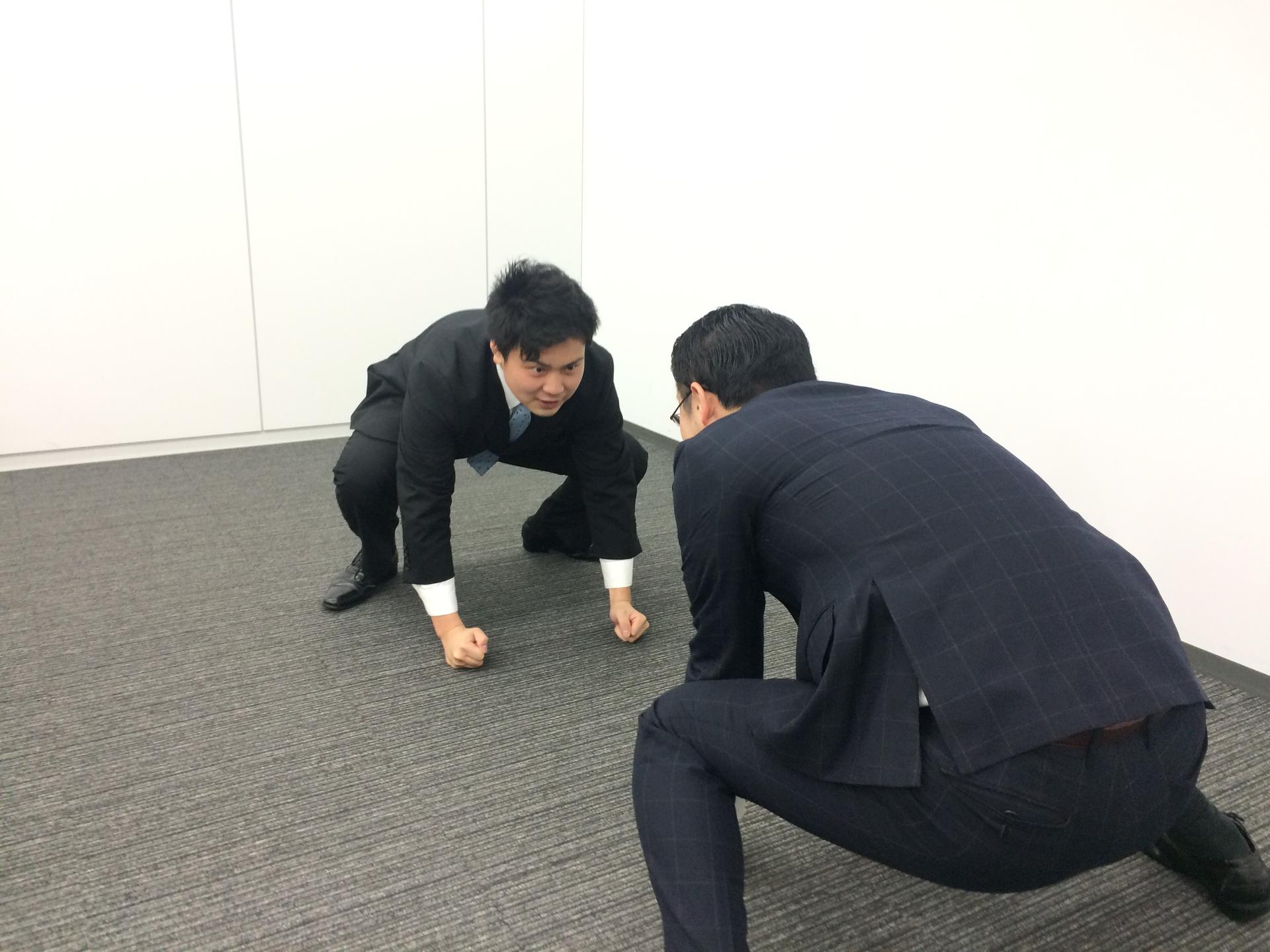 新入社員と真剣勝負(名古屋オフィスより)